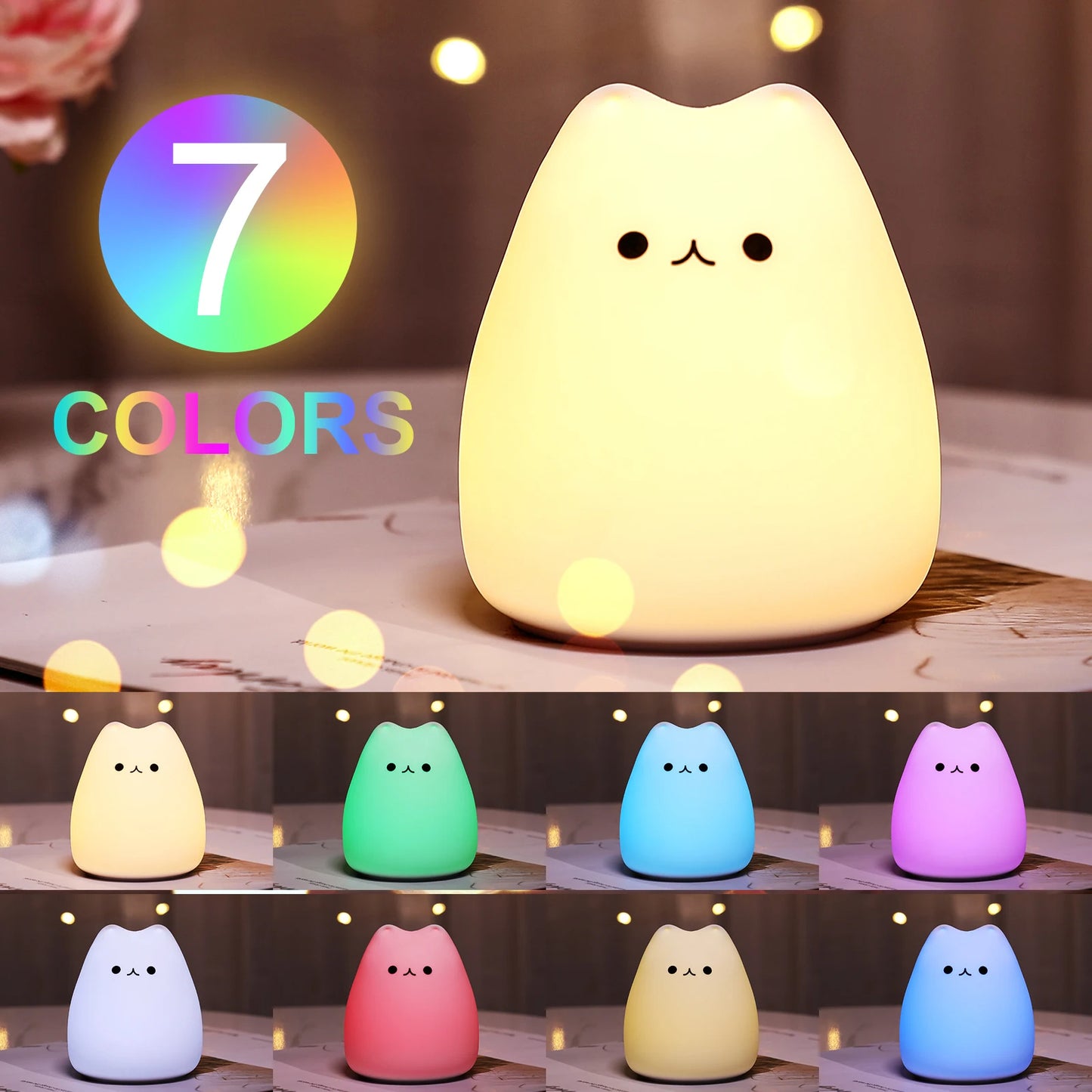 Tap Tap™ LED Night Lamp CAT