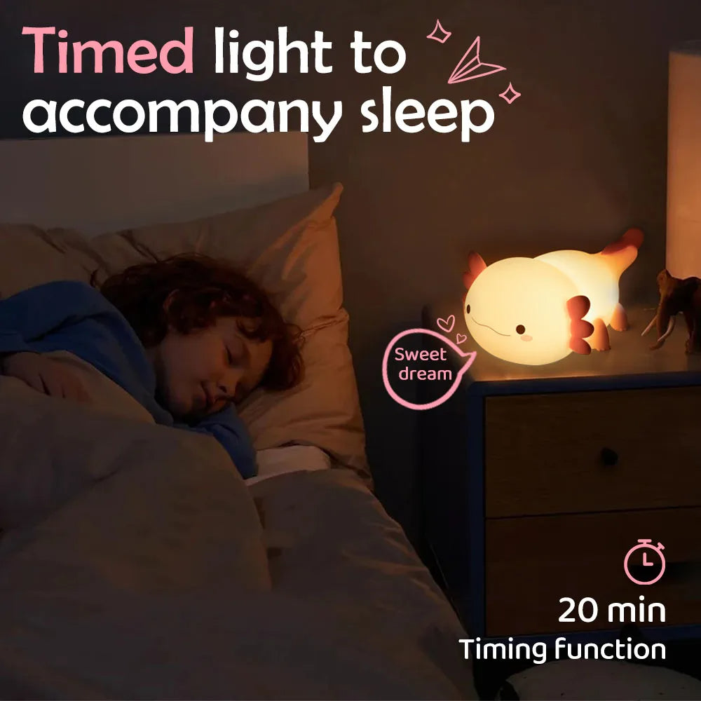Tap Tap™ LED Night Lamp AXOLOTYL