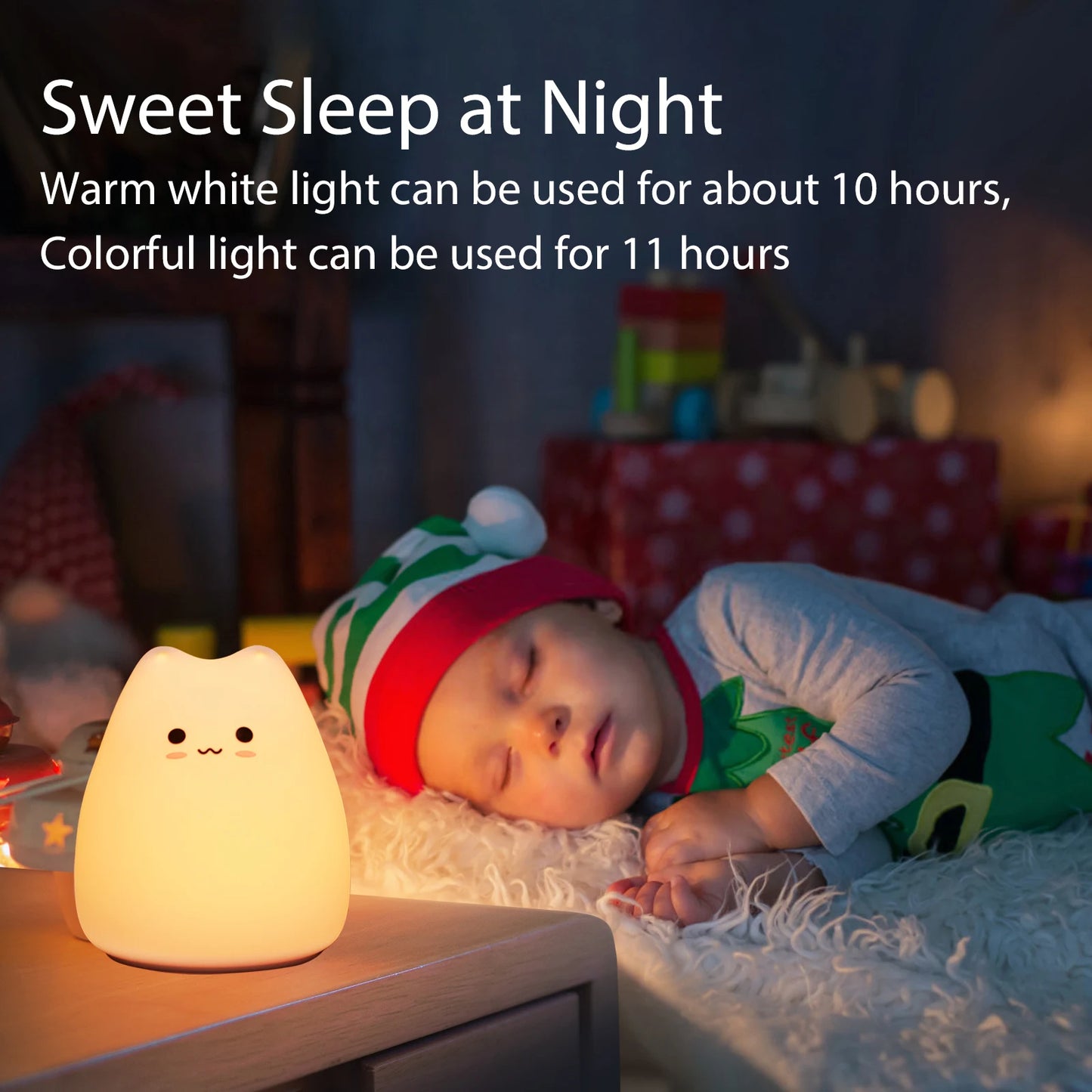 Tap Tap™ LED Night Lamp CAT