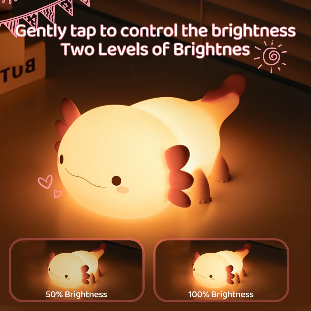 Tap Tap™ LED Night Lamp AXOLOTYL