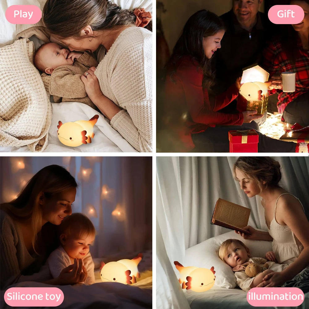Tap Tap™ LED Night Lamp AXOLOTYL
