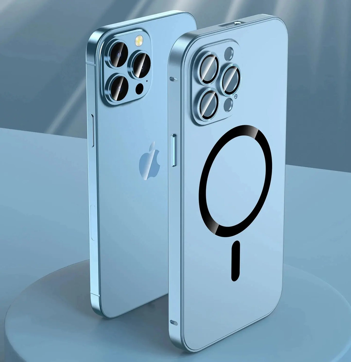 Wireless Charging Aluminium Frame Magnetic Case
