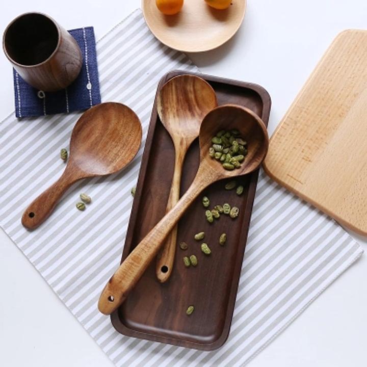 7-Piece Teak Kitchen Tool Set